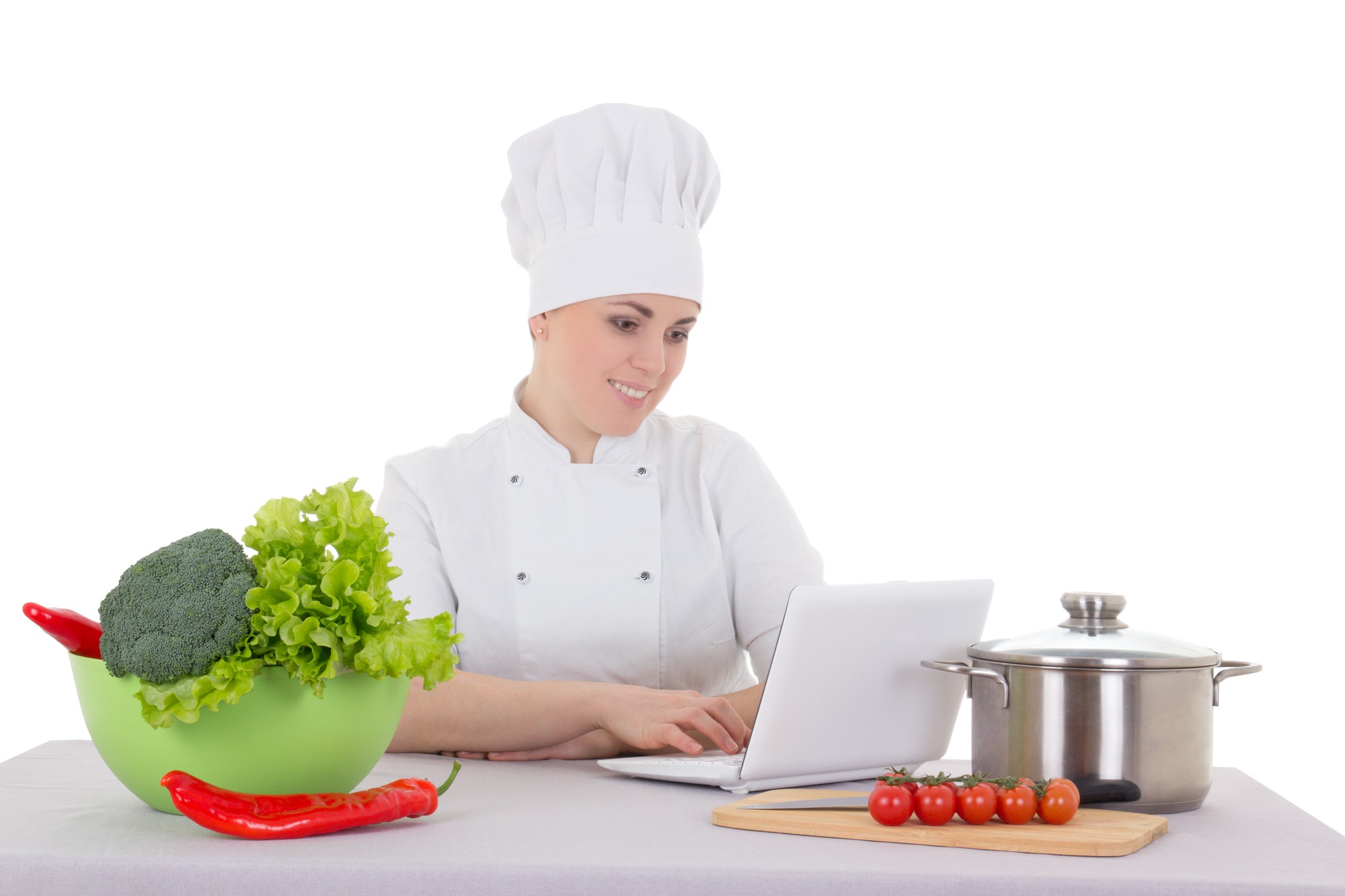 Lezione live in cucina con chef