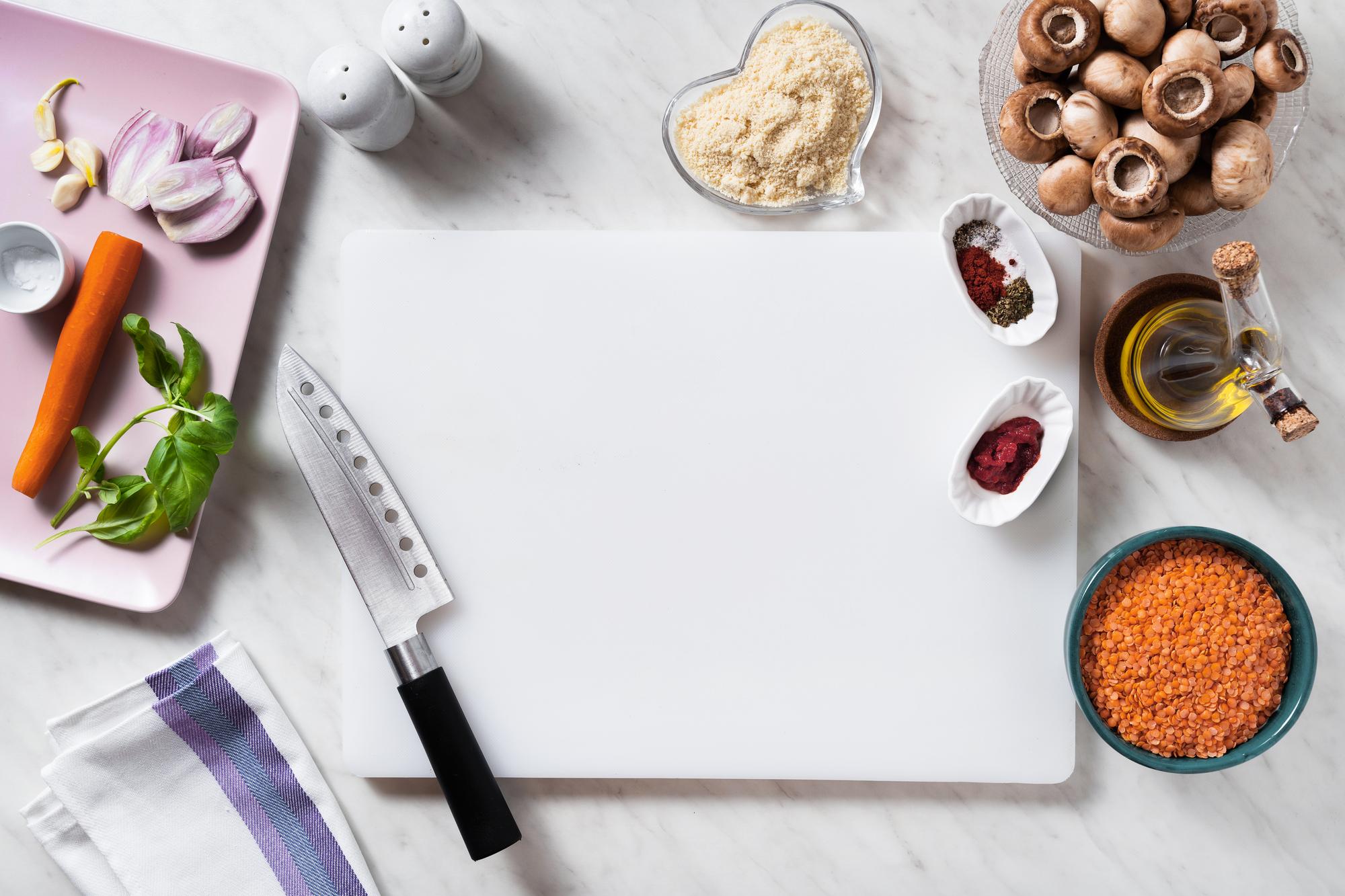 Kit di ricette e strumenti per corso
